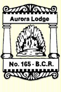 Aurora Lodge, No. 165 logo
